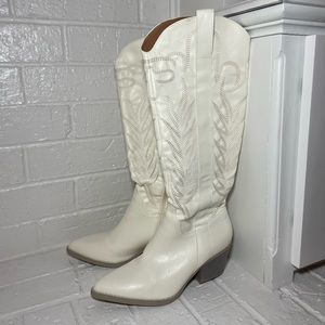 white cowgirl boots